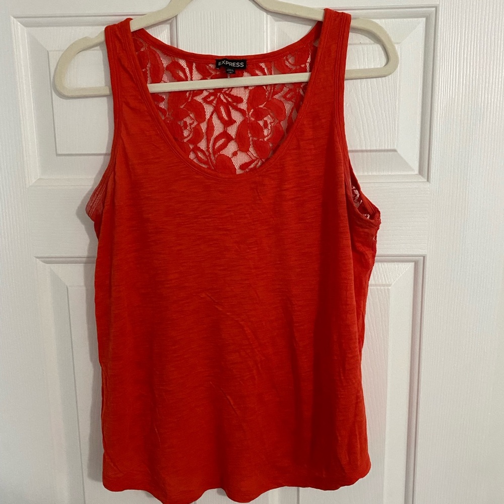 Express Lace Back Tank